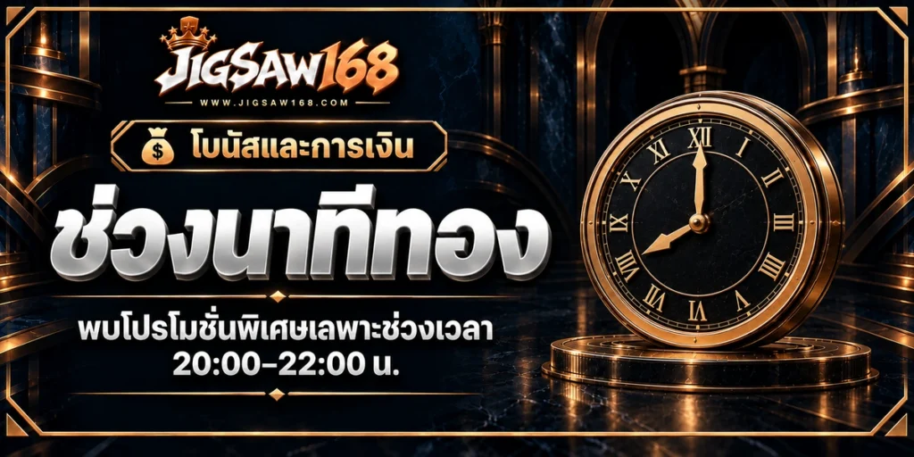 jigsaw168 ช่วงนาทีทอง